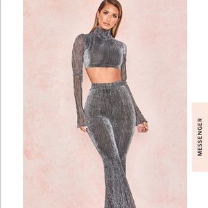 House of CB top and flared pants set